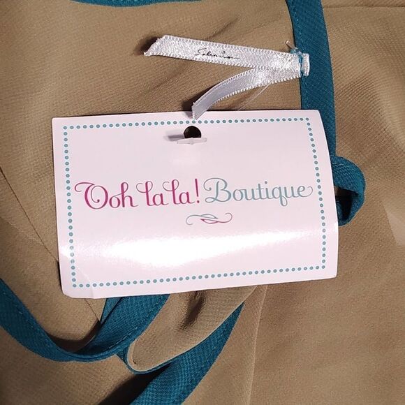 Ooh La La Boutique Chiffon Color Block Tank Small - Picture 4 of 4